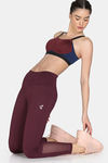 Zelocity High Impact Quick Dry Sports Bra - Windsor Wine — thumbnail 4